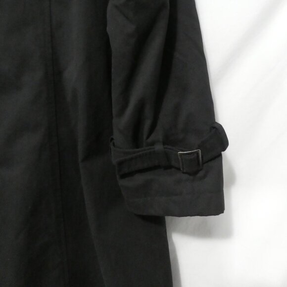 UD - UTEX DESIGN | XL - extra large | Classic Black Snap Button Coat - Picture 13 of 16
